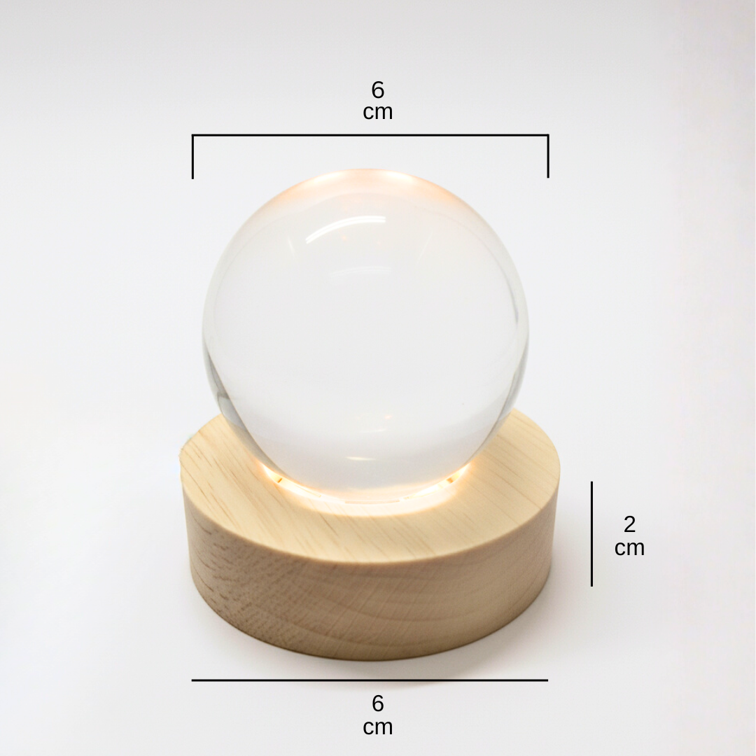 Divine 3D Crystal Lamp – Laser Engraved God Idol Night Light with Wooden LED Base