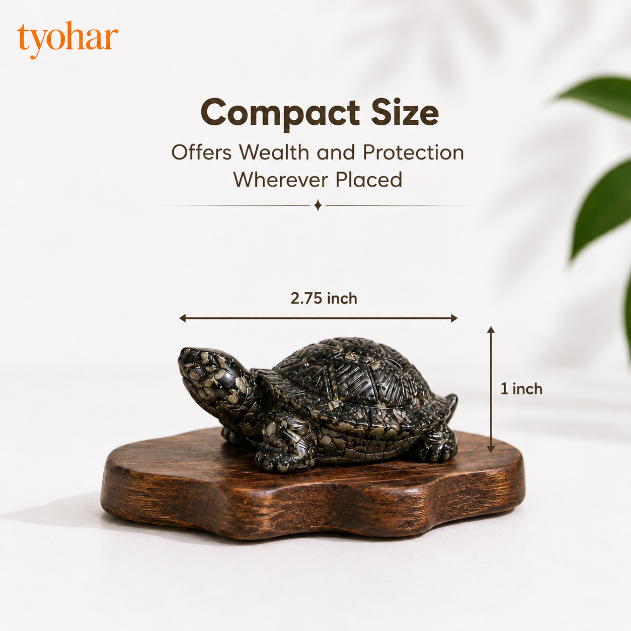 Raw Pyrite Tortoise For Vastu, Feng Shui & Prosperity