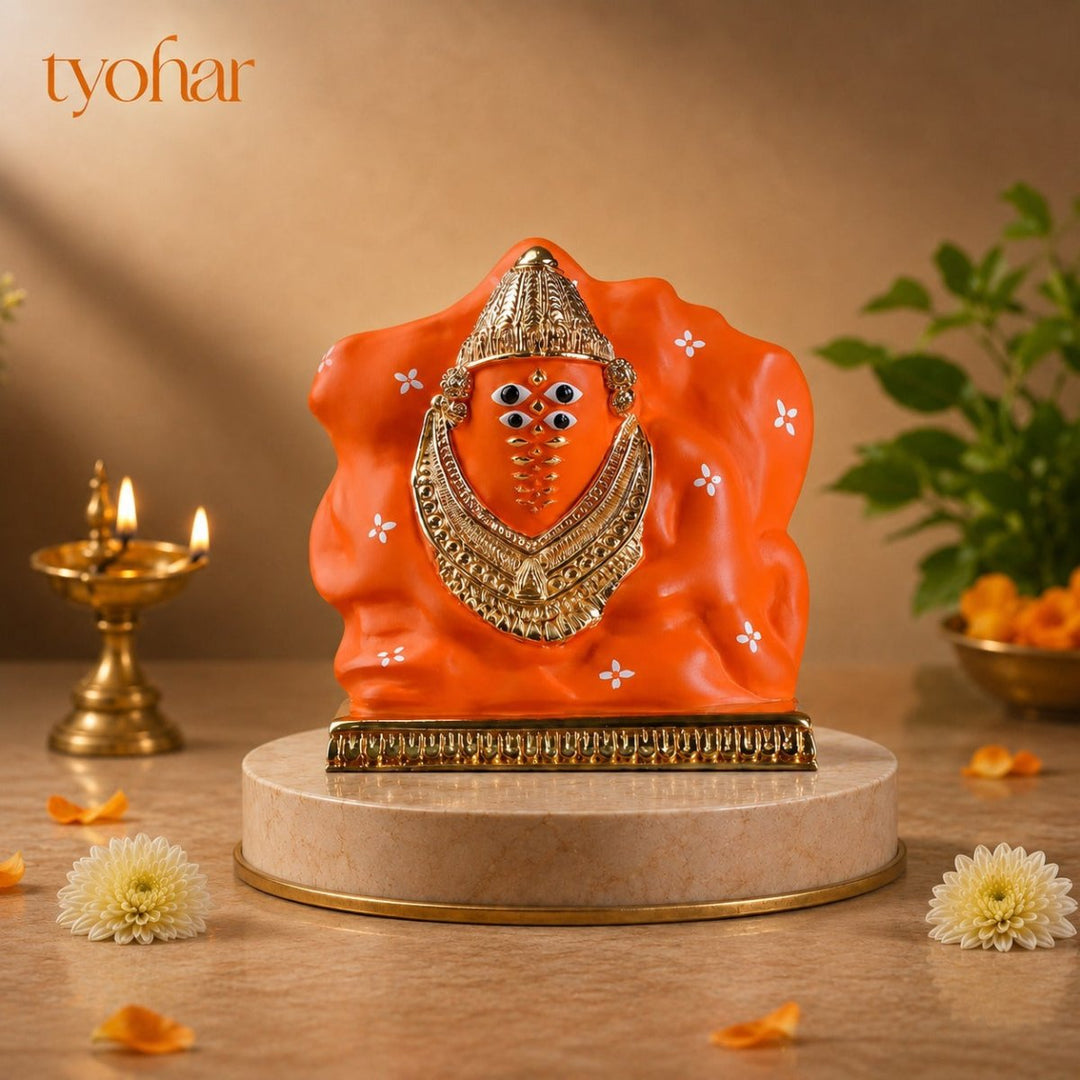 Shree Ashapura Maa Murti | Pure 24K Gold plated - Tyohar Store