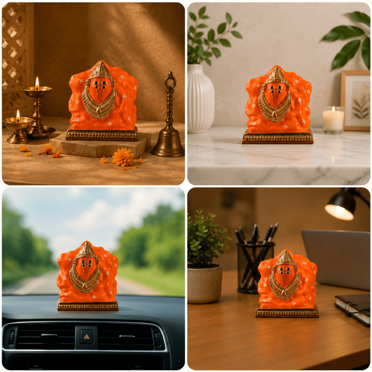 Shree Ashapura Maa Murti | Pure 24K Gold plated - Tyohar Store