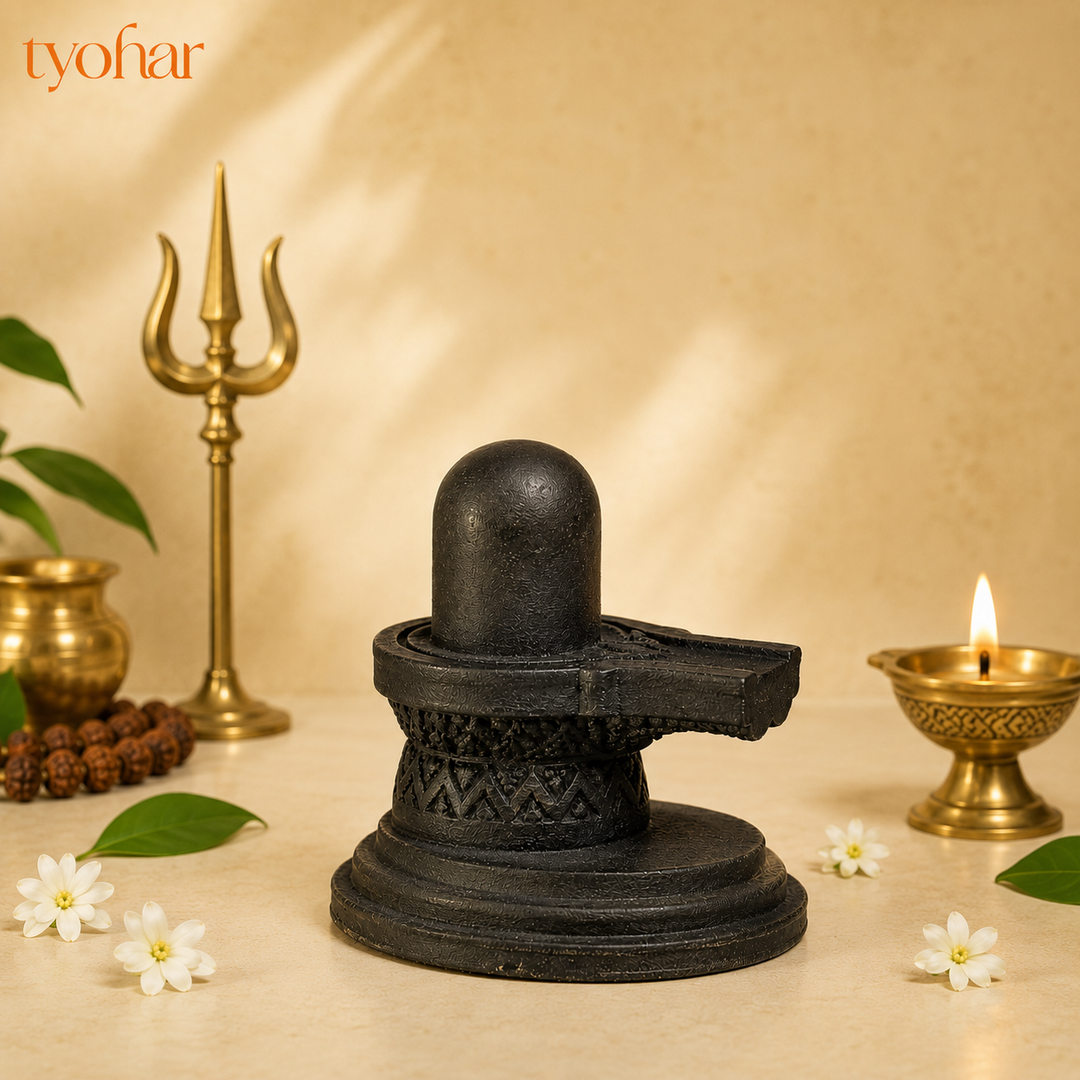 Pyrite Shivling & Nandi | Attract Abundance, Prosperity & Shiv Ji's Blessings