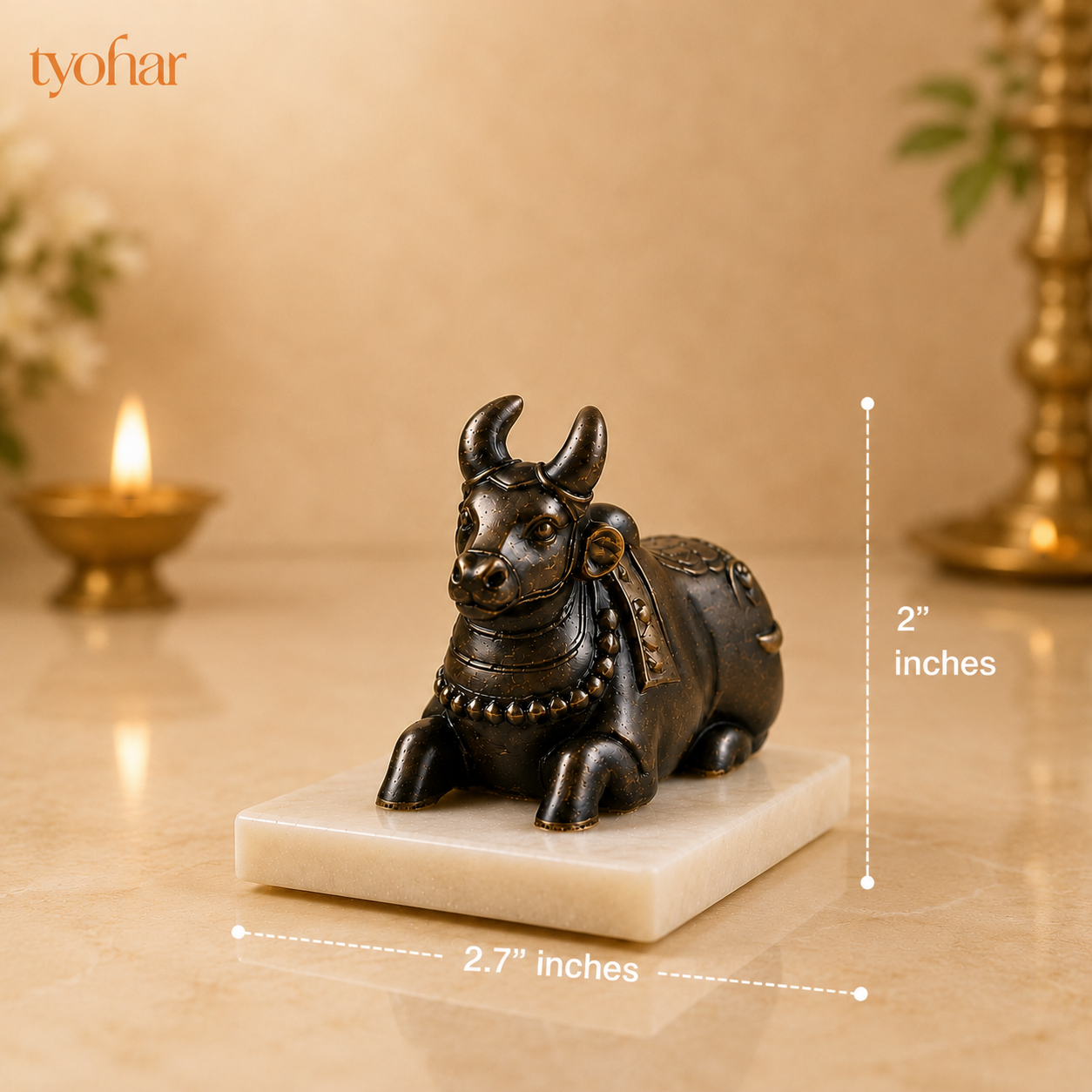 Pyrite Shivling & Nandi | Attract Abundance, Prosperity & Shiv Ji's Blessings