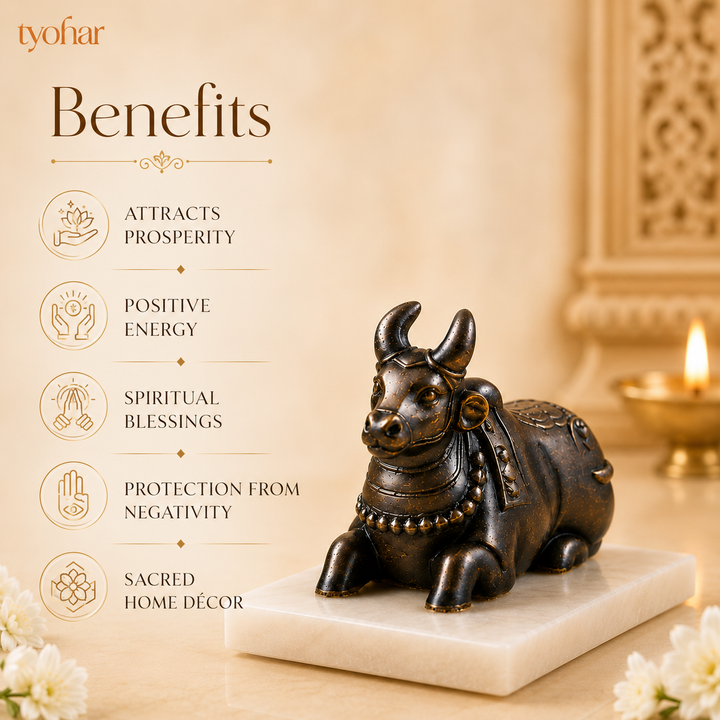Pyrite Shivling & Nandi | Attract Abundance, Prosperity & Shiv Ji's Blessings