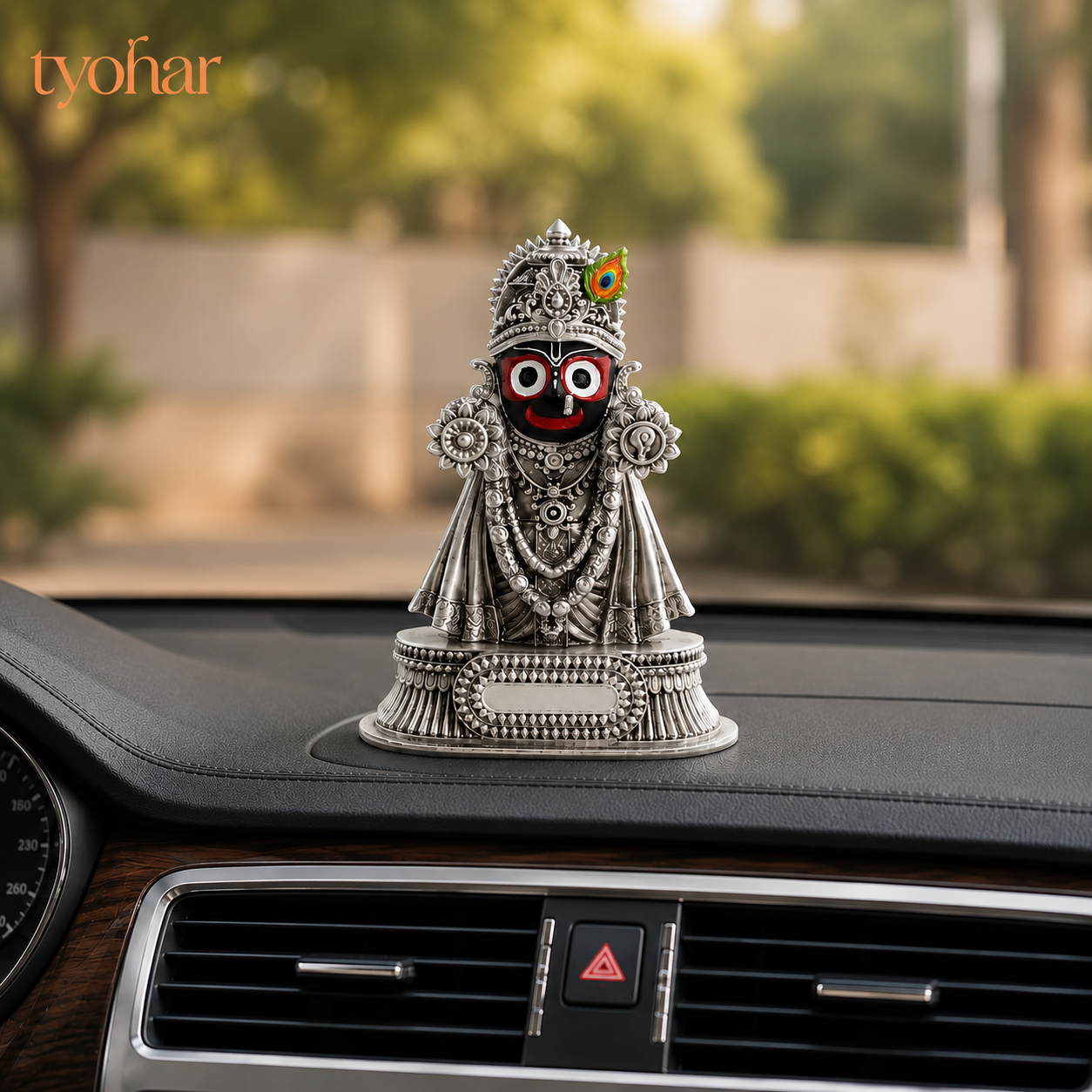 Rajadhiraj Lord Jagannath Idol | 999 Silver Plated