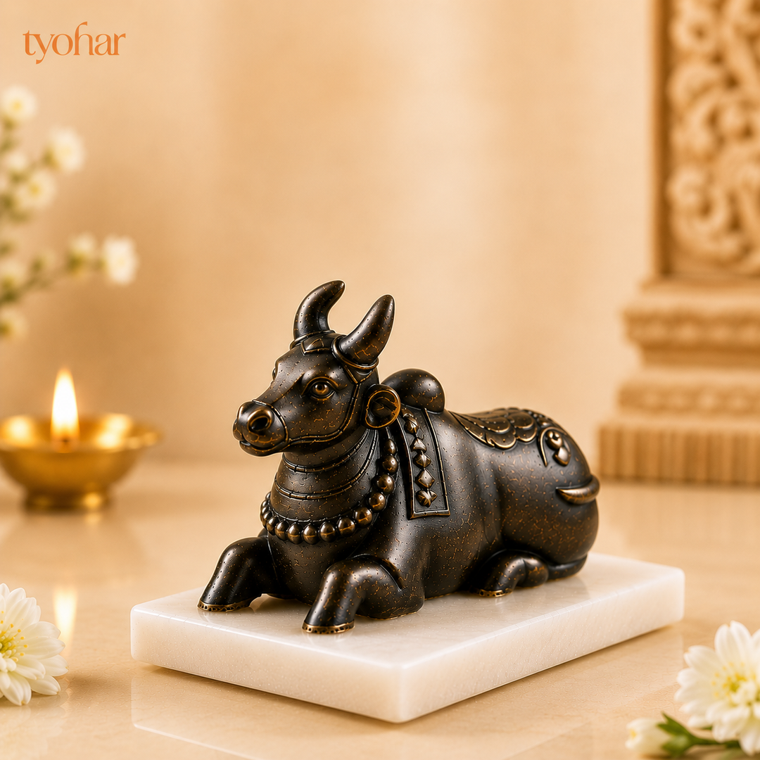 Pyrite Shivling & Nandi | Attract Abundance, Prosperity & Shiv Ji's Blessings