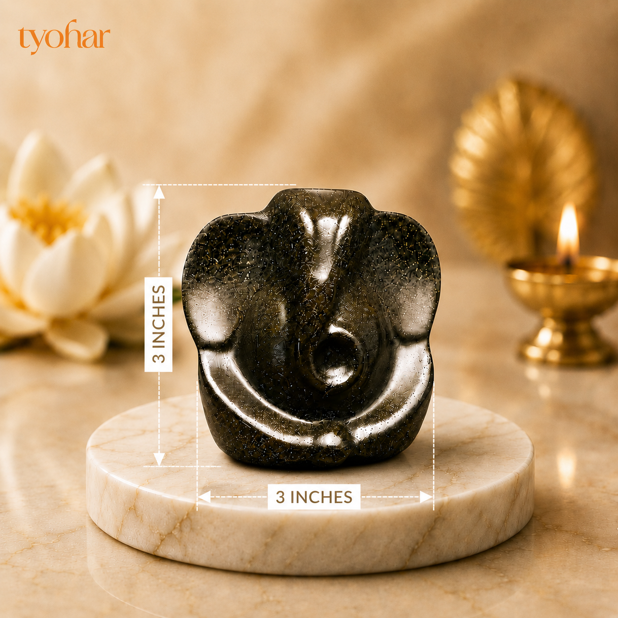 Pyrite Ganesha | Attract Money & Abundance