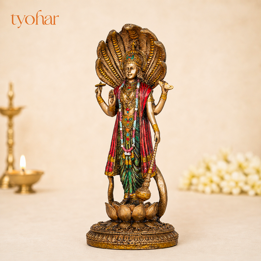 Shree Vishnu Vigraha Antique Idol [12 Inch]