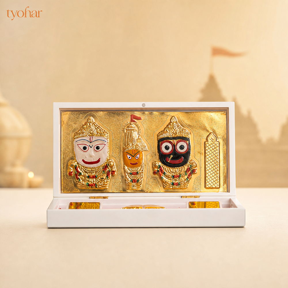 Jagannath Pocket Temple | Pure Gold Plated
