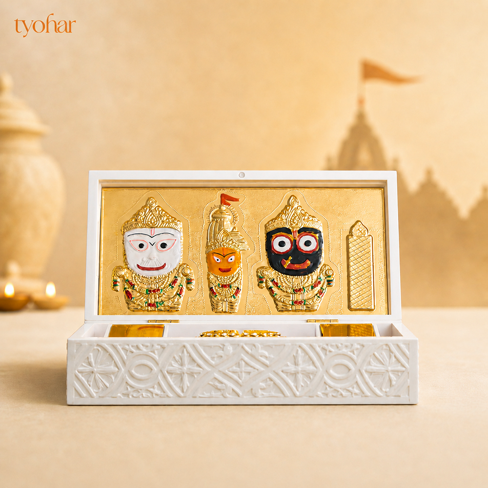 Jagannath Pocket Temple | Pure Gold Plated