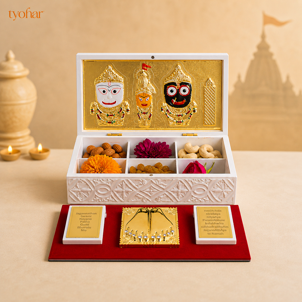 Jagannath Pocket Temple | Pure Gold Plated