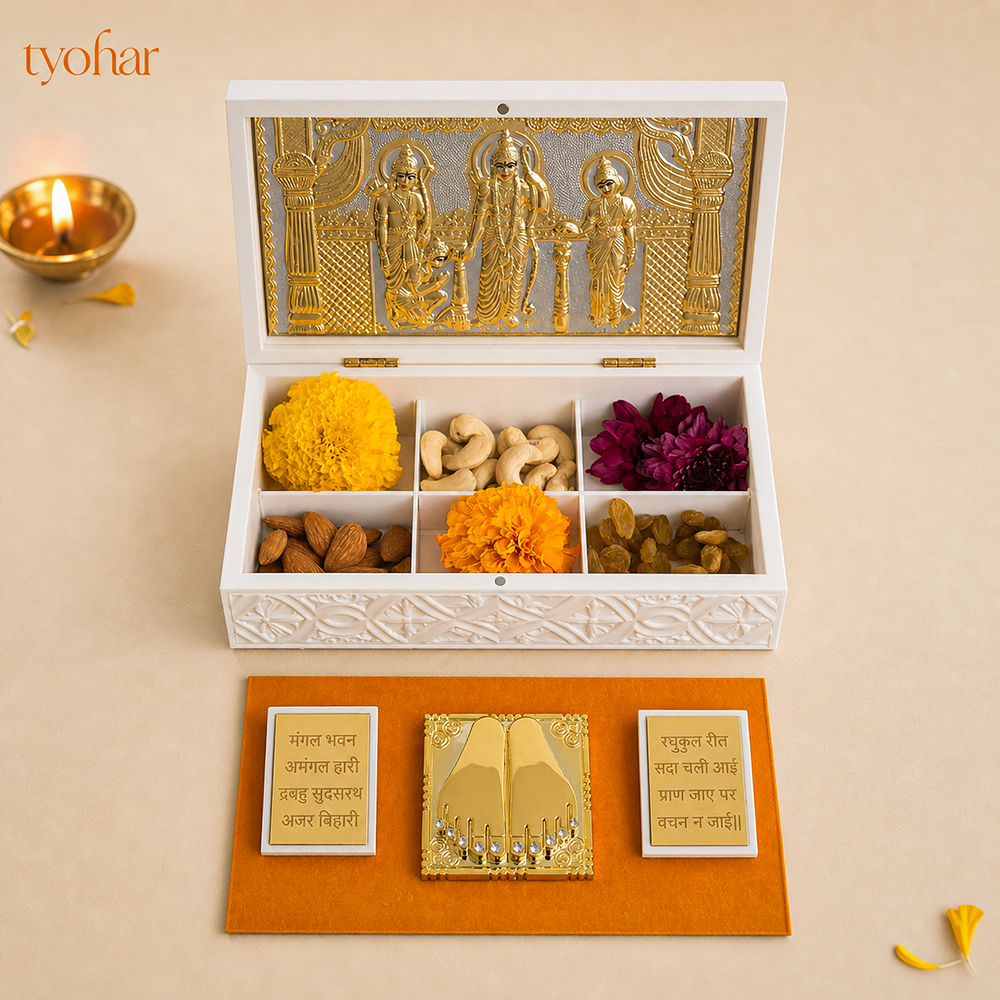 Shree Ram Darbar Pocket Temple | Pure Gold Plated