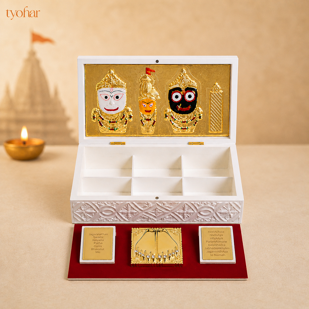 Jagannath Pocket Temple | Pure Gold Plated