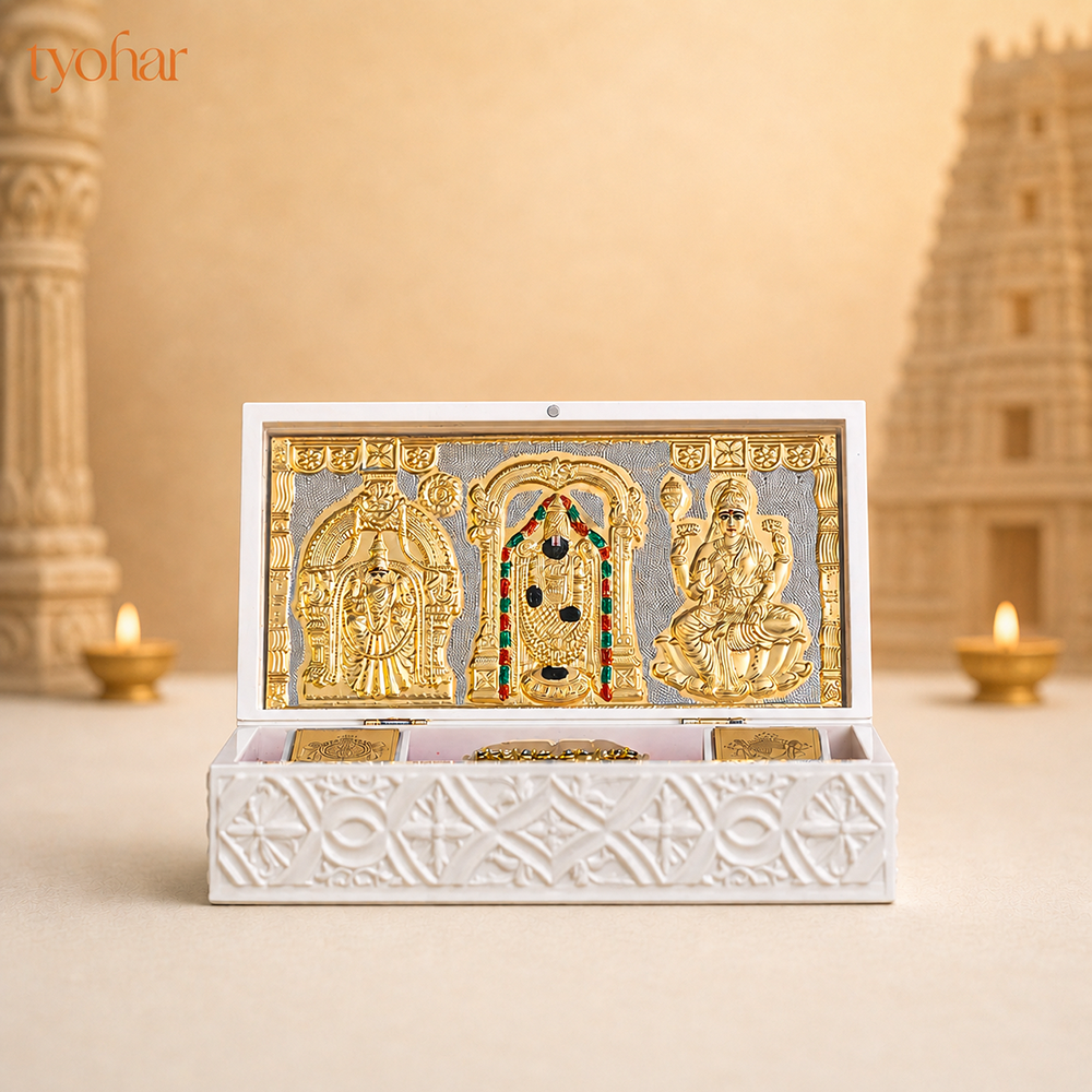 Balaji Pocket Temple | Pure Gold Plated