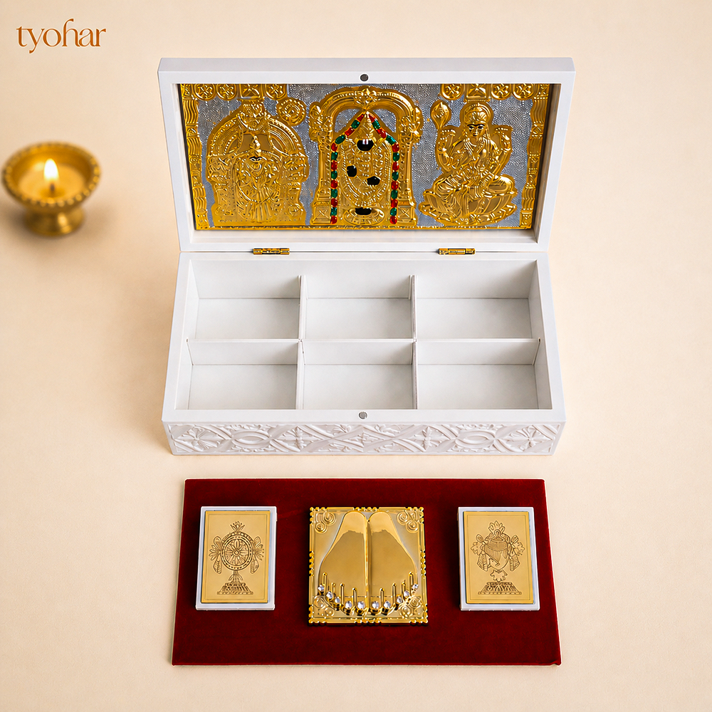 Balaji Pocket Temple | Pure Gold Plated