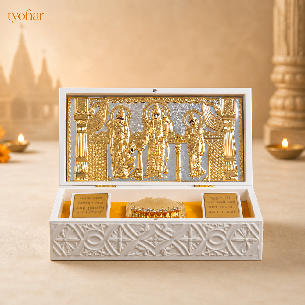 Shree Ram Darbar Pocket Temple | Pure Gold Plated