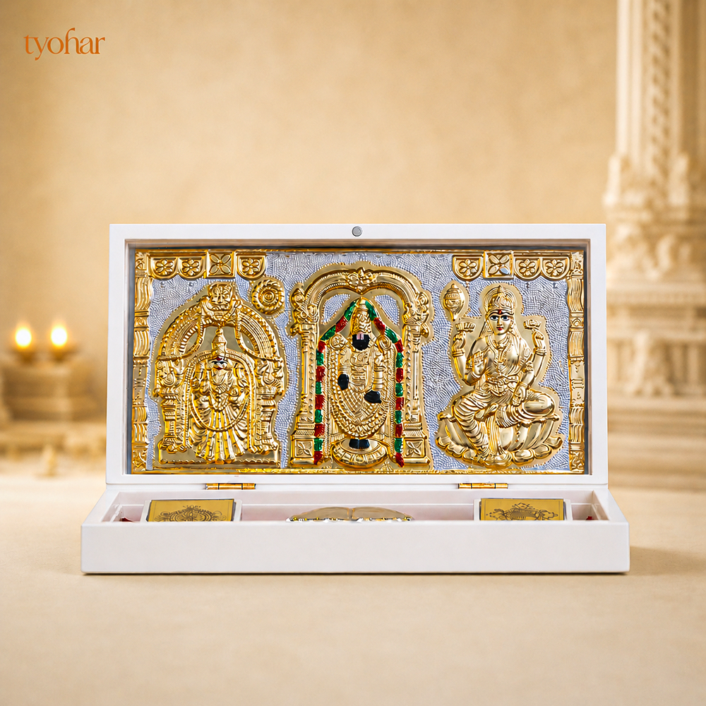 Balaji Pocket Temple | Pure Gold Plated