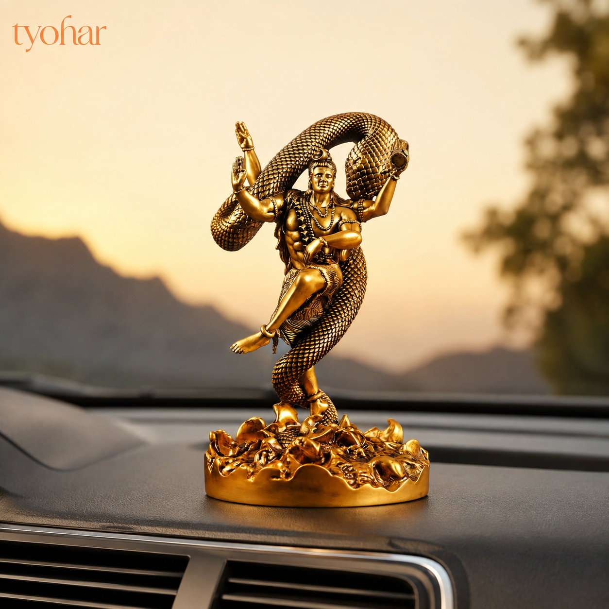 Divine Car Dashboard Idol - Marble Dust Coated