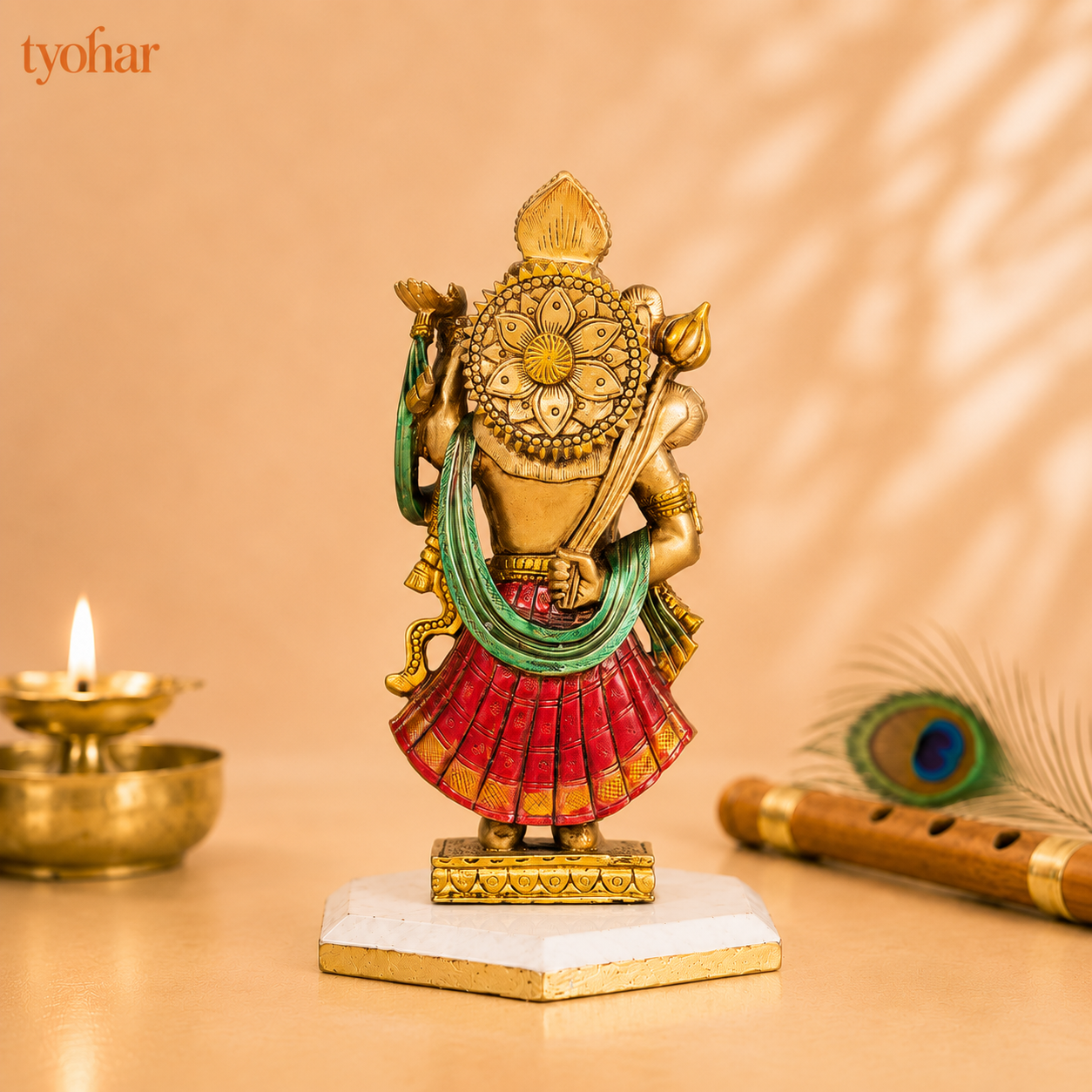 Lord Shreenath Ji Murti Antique Idol (10 Inch)
