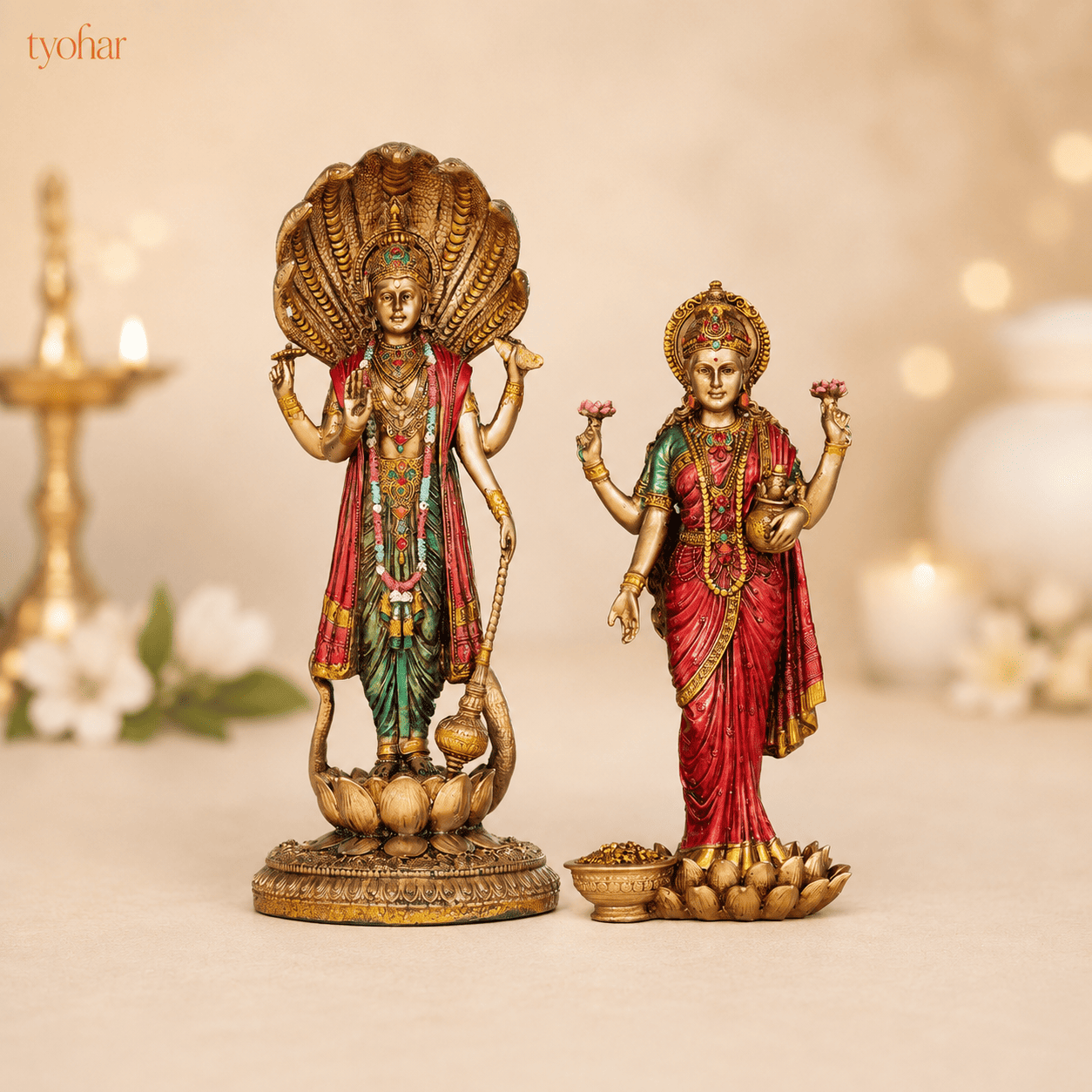Shree Vishnu Vigraha Antique Idol [12 Inch]