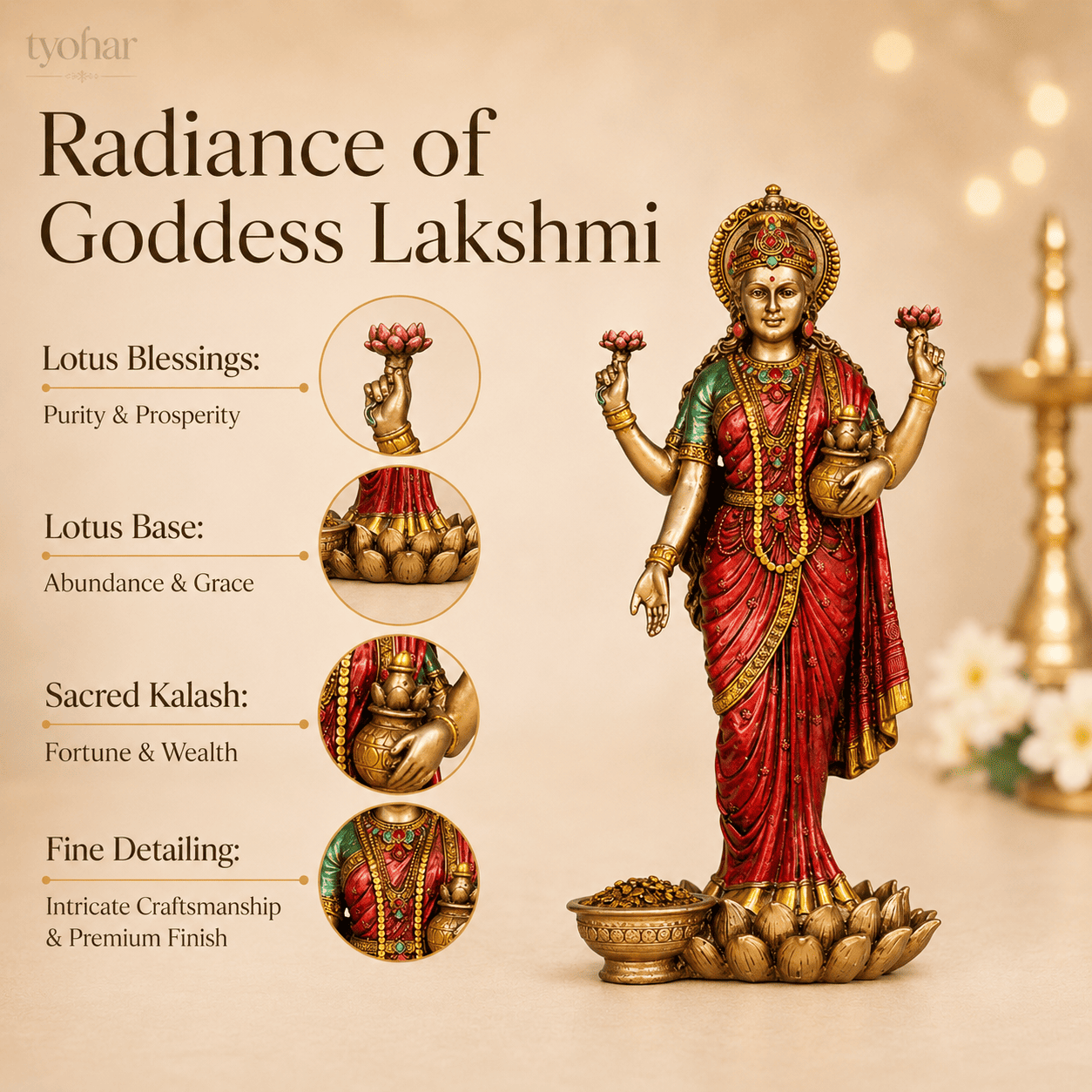 Shree Vishnu Vigraha Antique Idol [12 Inch]