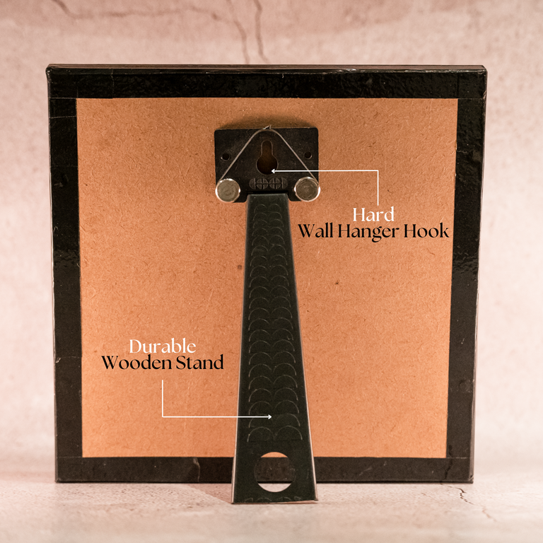 Gayatri Mantra Dust Plate (Complimentary Wooden Frame)