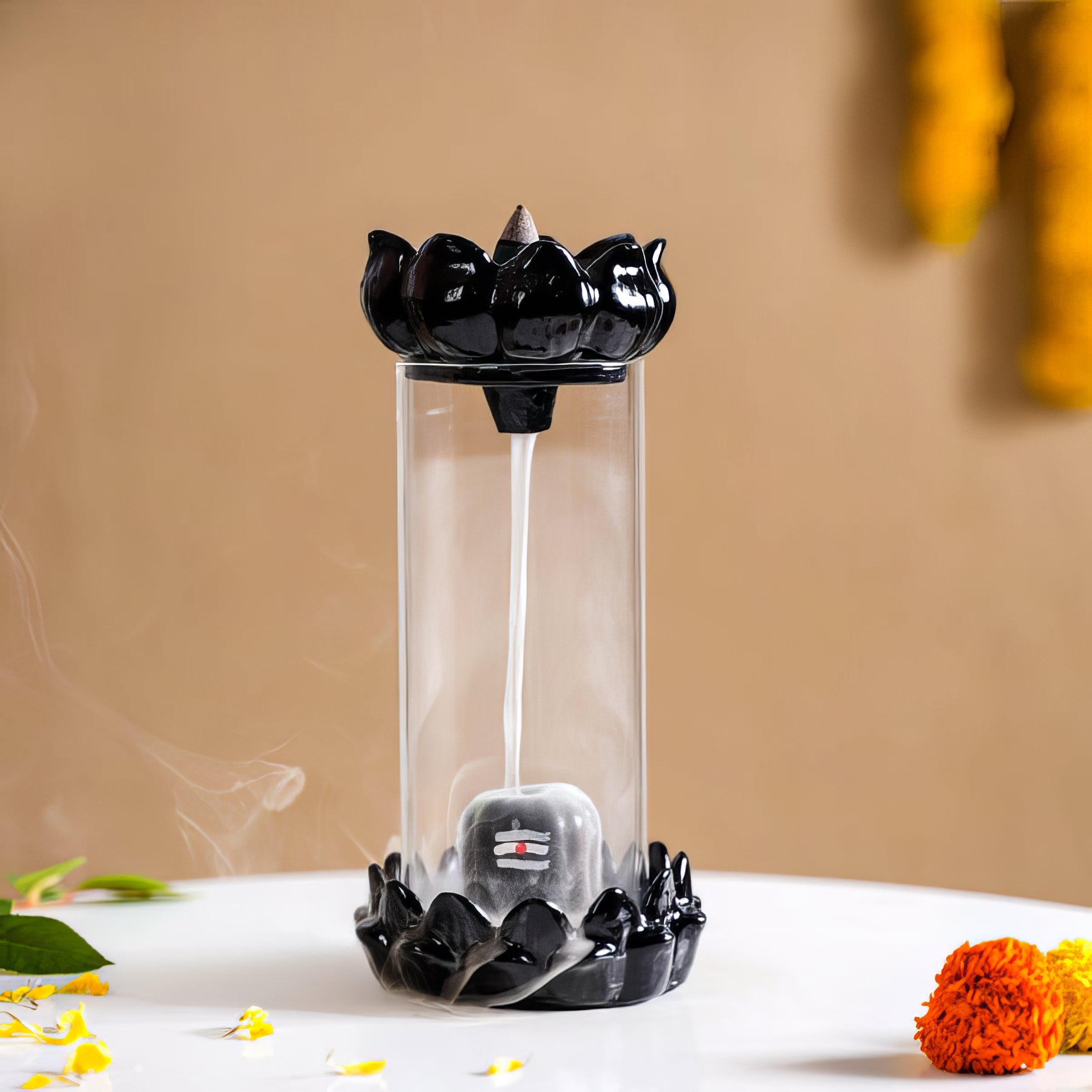 Shivling Smoke Fountain Incense Holder