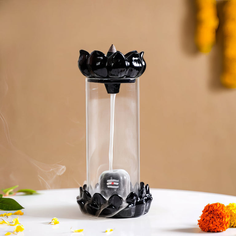 Shivling Smoke Fountain Incense Holder