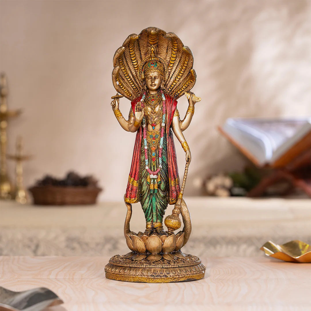 Shree Vishnu Vigraha Antique Idol [12 Inch]