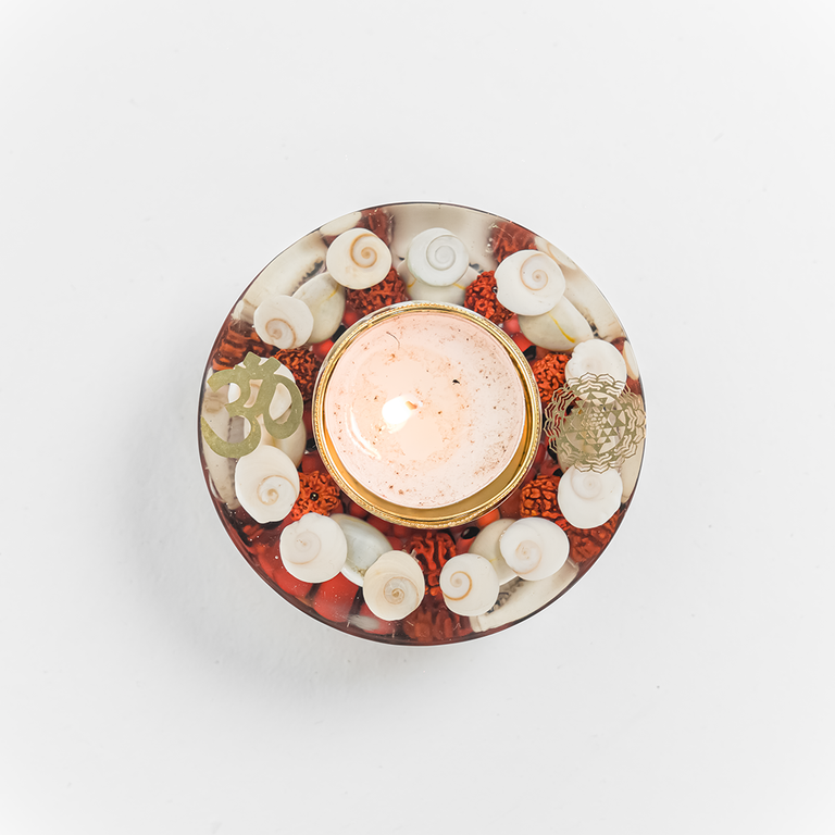 Dhan Laxmi Diya Holder (Diwali Special - Set of 2)