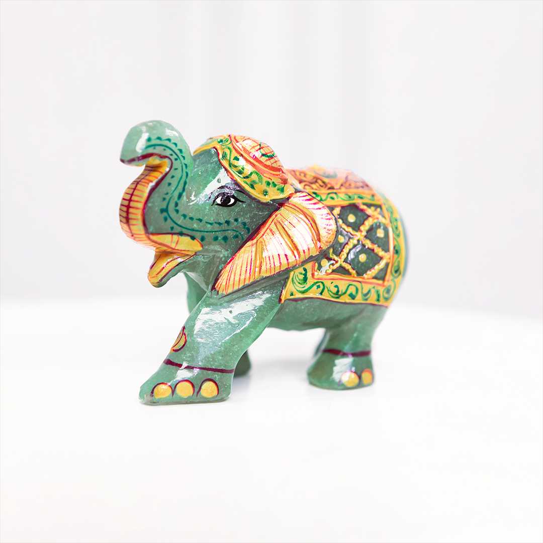 Green Aventurine Elephant