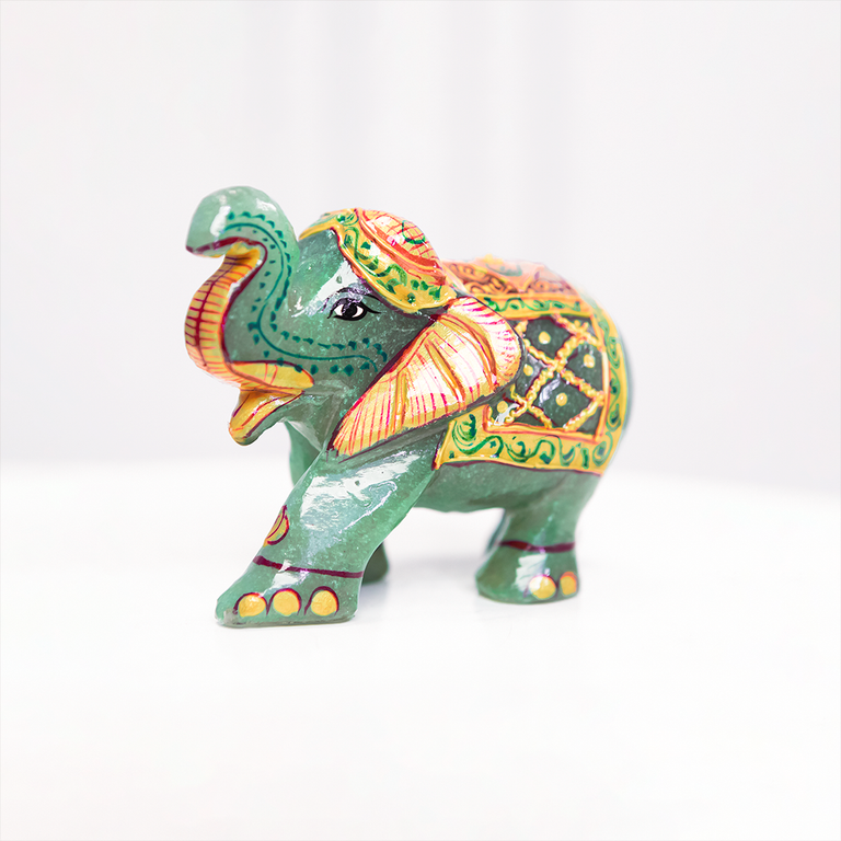 Green Aventurine Elephant