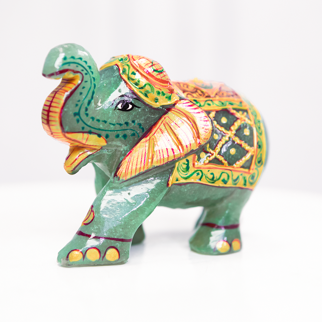 Green Aventurine Elephant