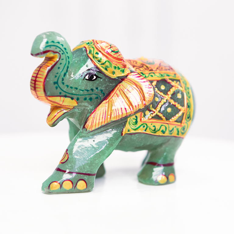 Green Aventurine Elephant