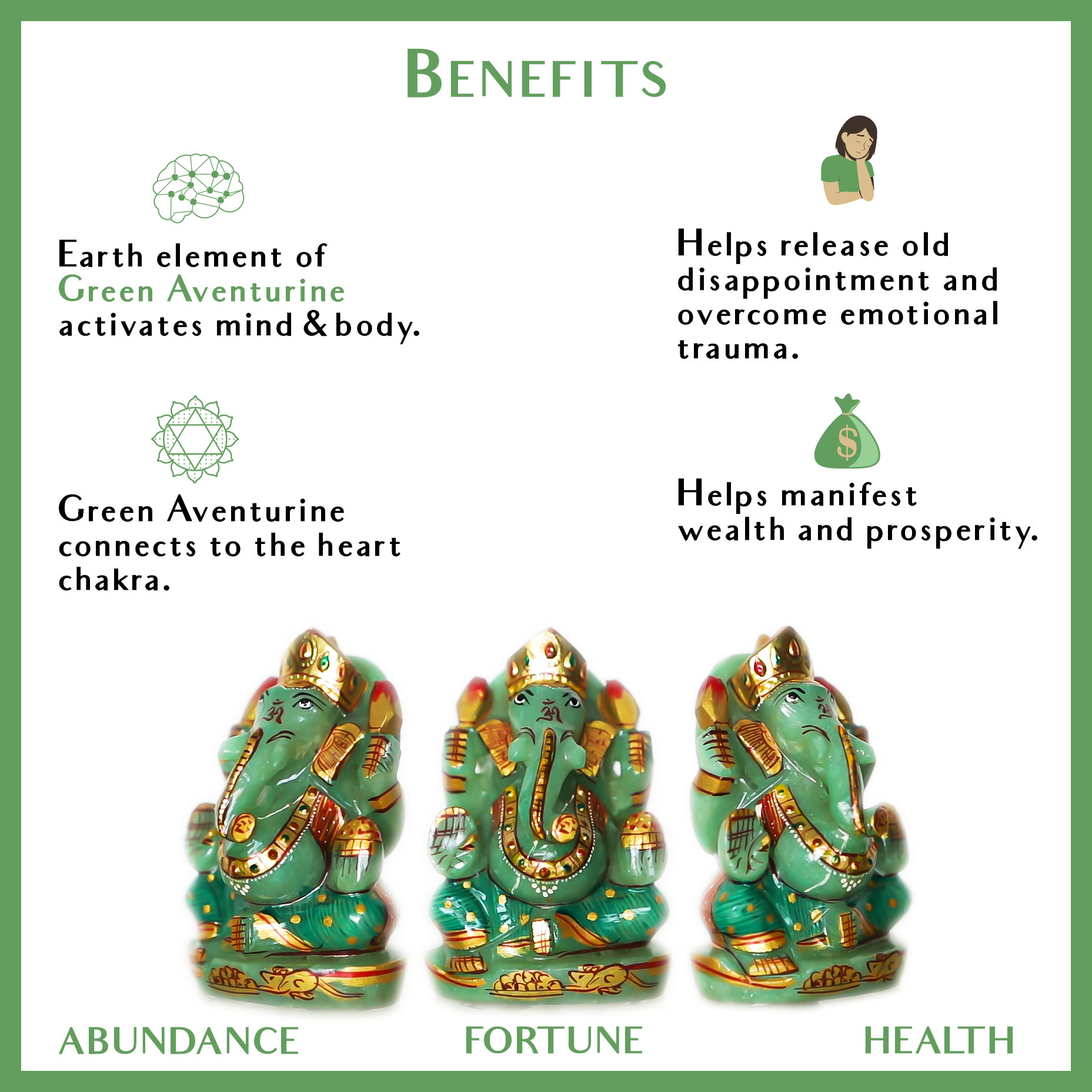 Green Aventurine Ganesha
