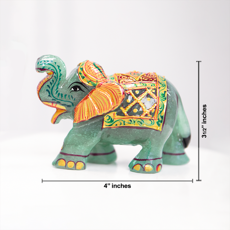 Green Aventurine Elephant